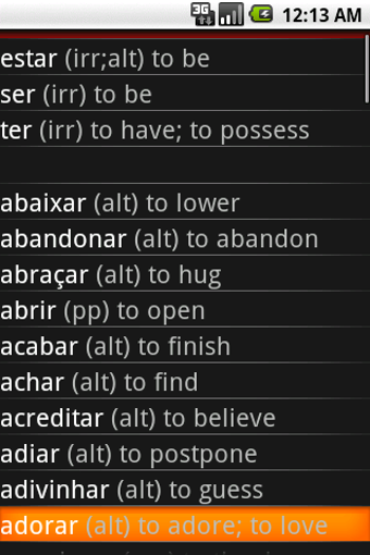 Image 1 for Portuguese Verbs Pro
