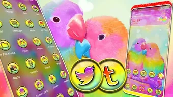 Imagen 0 para Love Birds Launcher Theme