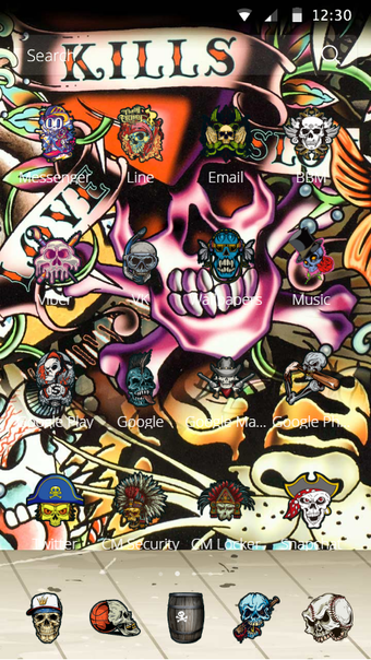 Imagen 1 para skull Street Graffiti the…