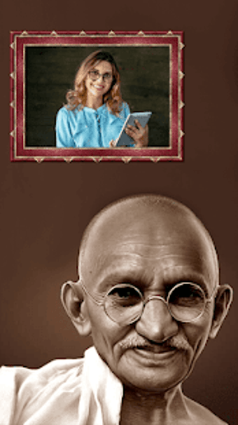 Image 1 for Gandhiji Photo Frame - Ga…