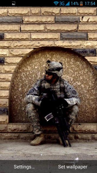 Image 0 for Army Soldier Live Wallpap…
