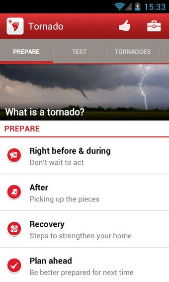 Imagen 1 para Tornado - American Red Cr…
