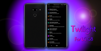 Imagen 1 para Twilight Theme for LG G8 …