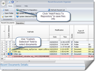 Imagen 0 para Recent Documents Organize…