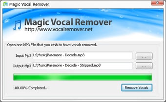 Imagen 1 para Magic Vocal Remover