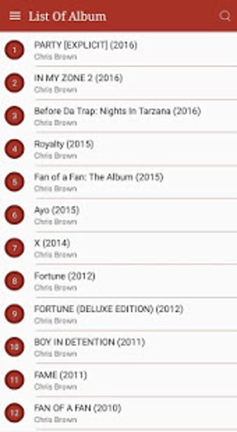 Imagen 2 para All Chris Brown Songs Lyr…