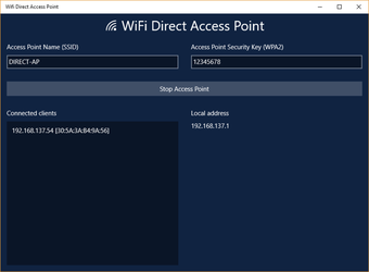 Image 0 for Wifi Direct Access Point …
