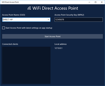 Image 1 for Wifi Direct Access Point …