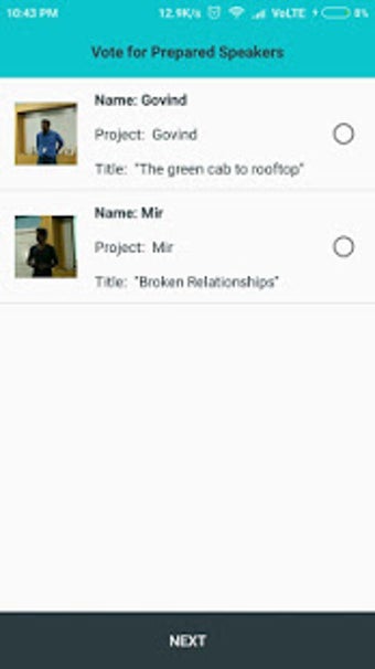Image 2 for Voting app TM