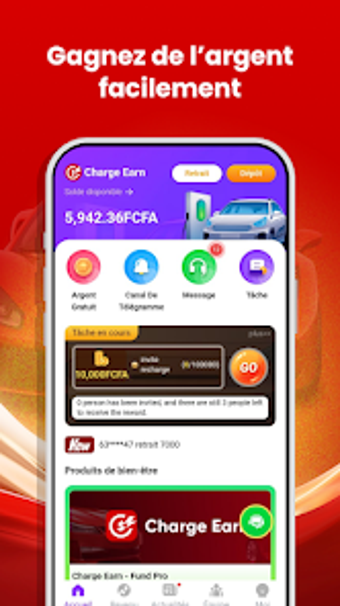 Image 0 for Charge Earn: Gagner de la…