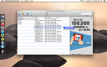 Imagen 2 para Cisdem BetterUnarchiver