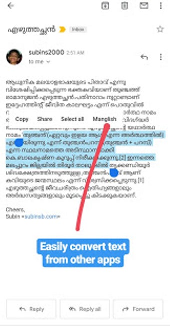 Image 1 for Malayalam To Manglish