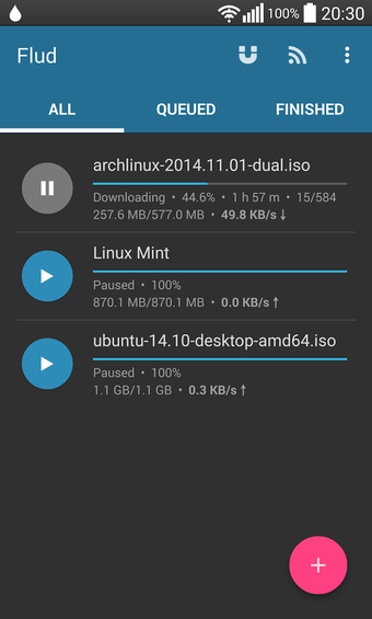 Image 1 for Flud - Torrent Downloader