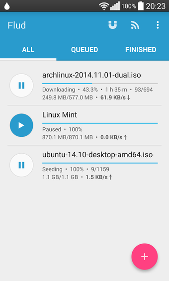 Image 0 for Flud - Torrent Downloader