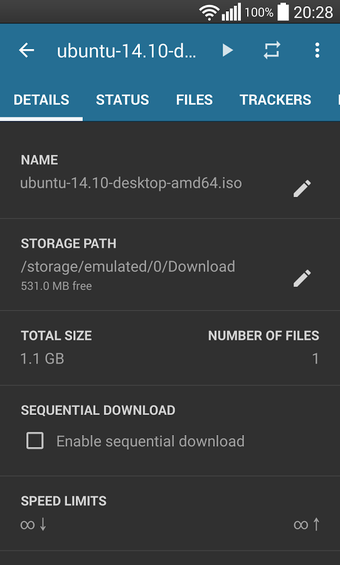 Image 2 for Flud - Torrent Downloader