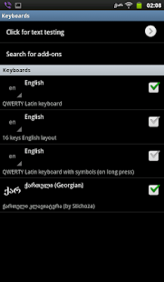 Imagen 0 para Georgian Full AnySoftKeyb…