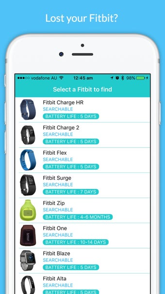 Imagen 1 para Finder App for Fitbit Lit…