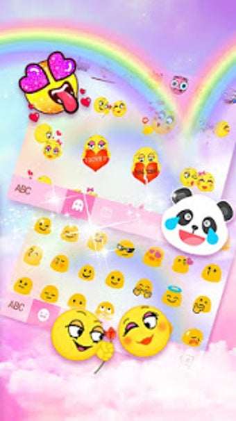 Imagen 2 para Galaxy Rainbow Keyboard T…