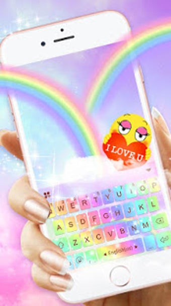 Imagen 3 para Galaxy Rainbow Keyboard T…