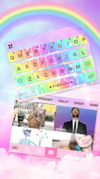 Imagen 1 para Galaxy Rainbow Keyboard T…