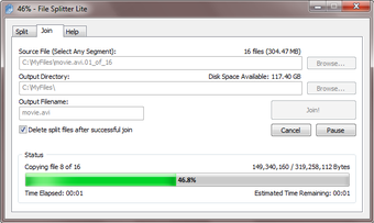 Image 1 for File Splitter Lite
