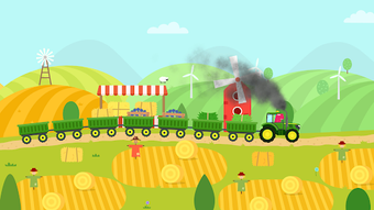 Image 0 for Farm Train - Kids Tractor…