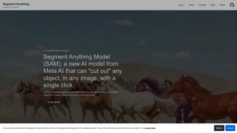 Image 0 for Segment Anything by Meta