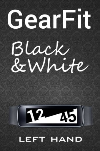 Image 0 for Gear Fit Black White Cloc…