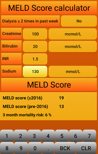 Imagen 0 para MELD Score calculator