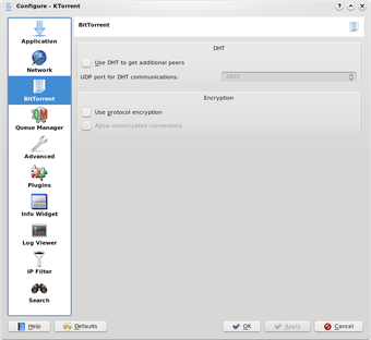 Imagen 1 para KTorrent for Linux
