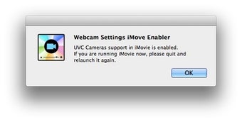 Image 0 for Webcam Settings iMovie En…