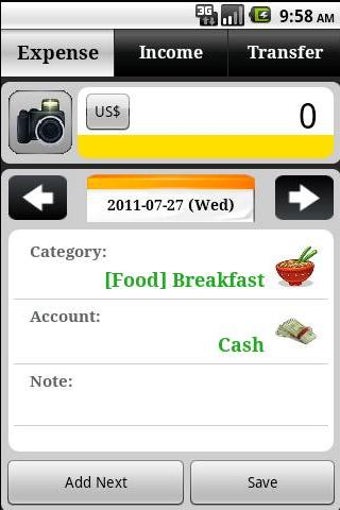 Image 3 for AndroMoney Expense Track …