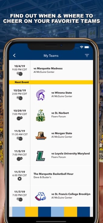Imagen 0 para Marquette Gameday