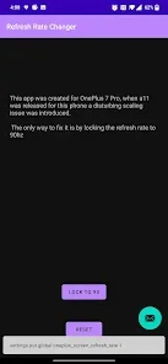 Image 0 for Refresh Rate Changer - On…