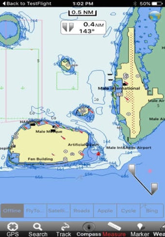 Image 0 for Maldives - GPS Map Naviga…