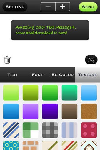 Image 0 for Color Text Message+ Send …