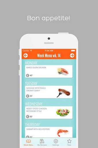 Image 0 for Week Menu - Plan your coo…