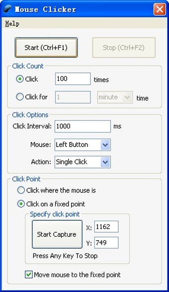 Image 0 for Mouse Clicker