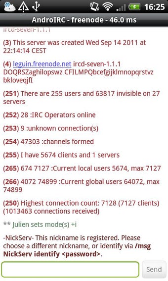Imagen 1 para AndroIRC