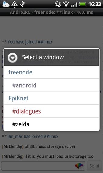 Imagen 2 para AndroIRC