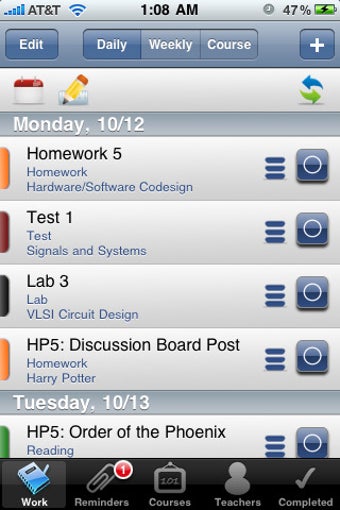 Image 0 for iHomework for iPhone
