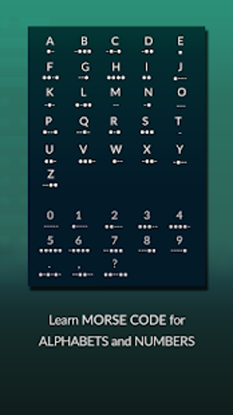 Image 1 for Morse Code