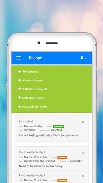 Image 1 for Teleopti WFM MyTime
