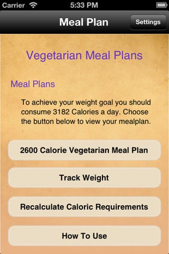 Image 0 for Meal Plans - Vegetarian 7…