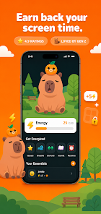 Imagen 0 para Capy: Earn Back Screen Ti…