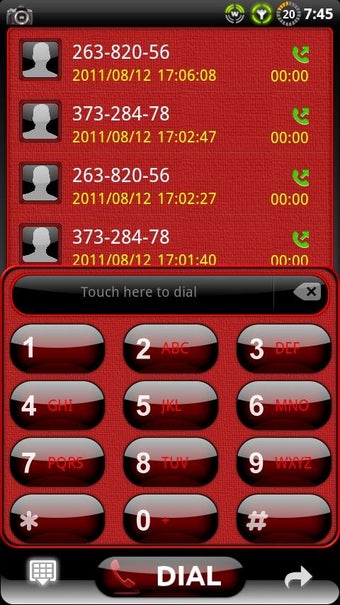 Imagen 1 para GOContacts theme Finesse