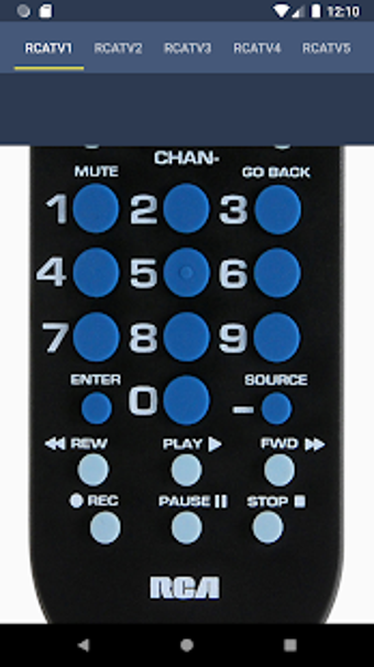 Imagen 1 para RCA TV Remote