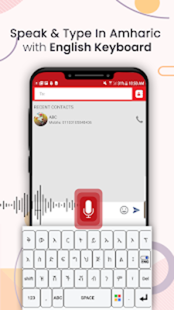 Imagen 1 para Amharic Keyboard - Englis…