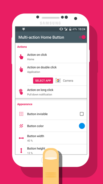 Image 2 for Multi-action Home Button