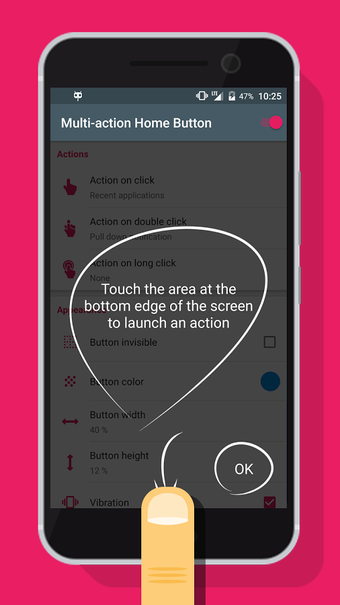 Image 0 for Multi-action Home Button
